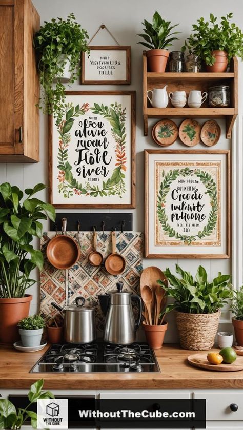 Bohemian kitchen decor