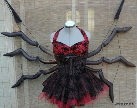 Spider Dance Costume, Spider Legs Costume, Black Widow Spider Costume, Character Pose Ideas, Winx Redesign, Planet Terror, Spider Lady, Mother Nature Costume, James And The Giant Peach