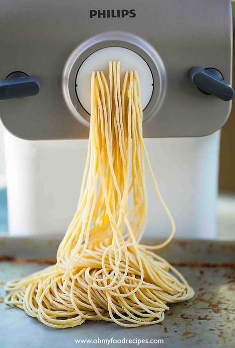 Phillips Pasta Maker Recipes, Philips Pasta Maker Recipes, Phillips Pasta Maker, Homemade Ramen Noodles, Fresh Ramen Noodles, Philips Pasta Maker, Fresh Pasta Recipes, Fresh Pasta Dough, Pasta Dough Recipes