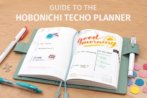 Guide to the Hobonichi Techo Planner - JetPens.com Hobonichi Inspiration, Hobonichi Ideas, A6 Hobonichi, Jibun Techo, Hobonichi Planner, Hobonichi Techo, Japanese Books, Planner Layout, Planner Inspiration