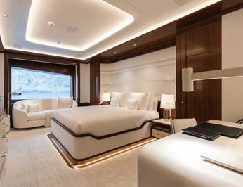 FAITH Yacht Photos (ex. Vertigo) - 317ft Luxury Motor Yacht for Charter Super Yacht Interior, Parisian Interior Design, Yacht Photos, Boat Interior Design, Yacht Interior Design, Mega Yacht, Parisian Interior, French Interior Design, Super Yacht