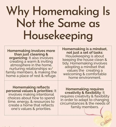 Home Decor How To, Stay At Home Daughter, Housewife Tips Homemaking, Homemaking In An Apartment, How To Be A Housewife, Home Making Tips, Homemaker Aesthetic, Homemaker Quotes, Homemaker Tips