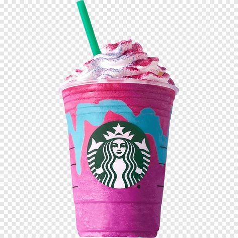 Top Starbucks Drinks, Starbucks Png, Unicorn Frappuccino, Coffee Frappuccino, Mango Jelly, Peach Jelly, Starbucks Locations, Colorful Food, Colorful Drinks