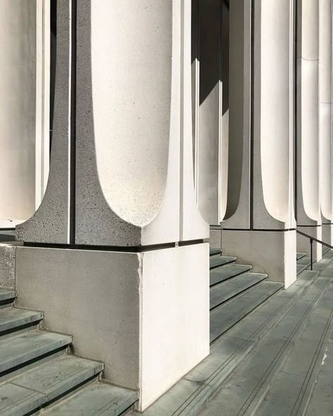 Architectural Columns, Column Design, Brutalist Architecture, Facade Architecture, Facade Design, Architectural Elements, Design Case, Architecture Building, 인테리어 디자인