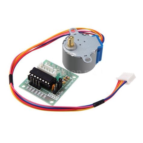 Picture of Drive a Stepper Motor with an Arduino and a A4988 Stepstick/Pololu driver Arduino Stepper, Arduino Motor, Electronic Technician, Electronics Workshop, Robotics Projects, Cool Electronics, Arduino Projects, Stepper Motor, Electronic Gifts