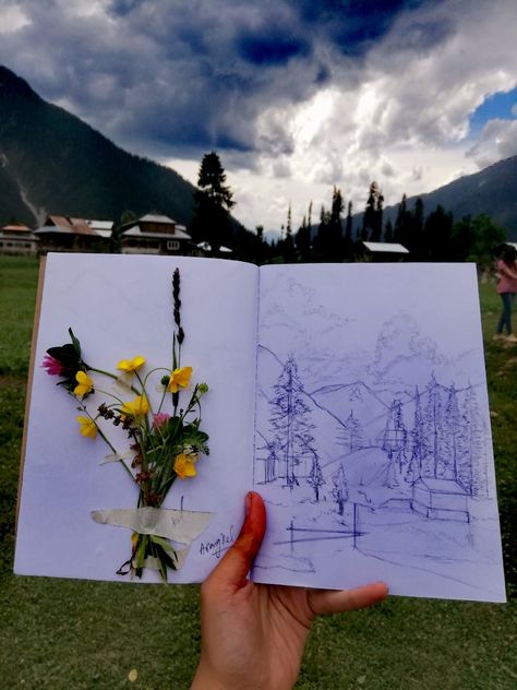 Kashmir, My Sketchbook and Me 🏔️ Love drawing of arang kel neelum valley Kashmir pakistan Shikara Boat Kashmir Drawing, Kashmir Drawing, Kashmir Day Posters Art, Kashmir Painting, Kashmir Map, Neelum Valley, Illustration Poses, Pakistan Art, Kashmir Pakistan