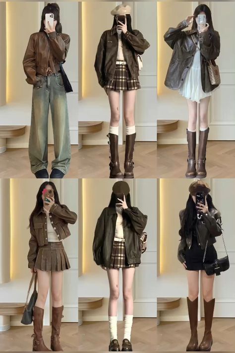 Cute Winter Outfits Korean, Winter Outfits Korean, Academia Aesthetic Outfit, Simple Style Outfits, Streetwear Chic, Girl Fashion Style, Preformance Outfits, Everyday Fashion Outfits, Kawaii Fashion Outfits