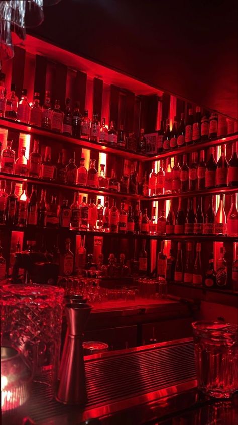 Bar Tender Aesthetic, Neon Rouge, Red Hotel, Nightclub Aesthetic, Night Bar, Frat Parties, Jazz Bar, Heartbreak Hotel, Club Red