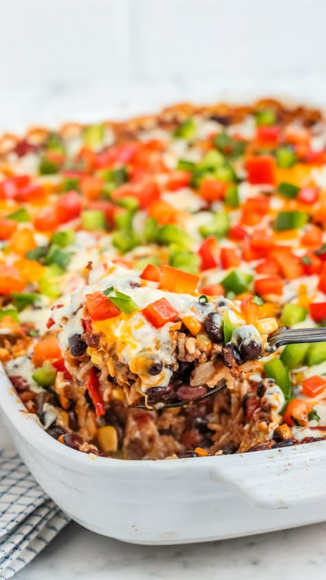 Mexican Ground Beef Casserole With Rice, Gluten Free Tacos Recipes Ground Beef, Ground Beef Gf Recipes, Beef Mexican Casserole Recipes, Ground Beef And Cilantro Recipes, Gluten Free Ground Beef Casserole Recipes, Gluten Free Mexican Casserole Recipes, Southwest Beef Casserole, Easy Meat Casserole Recipes