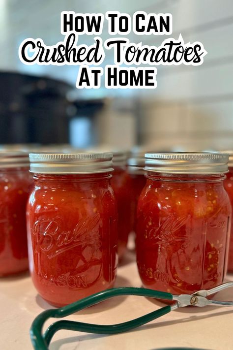 This is the ultimate crushed tomatoes canning recipe, designed to empower home chefs with a simple yet rewarding process! Tomato Canning Recipes, Creative Canning, Tomato Canning, Canning Water, Salsa Canning Recipes, Can Crushed Tomatoes, Canning Tomatoes Recipes, Water Bath Canning Recipes, Canned Spaghetti Sauce