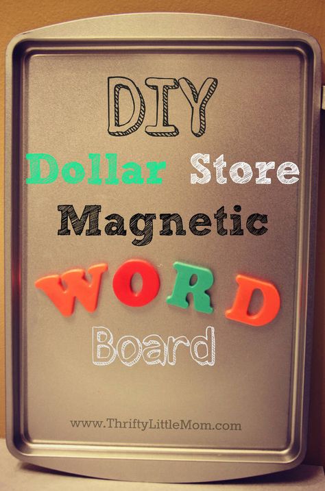 Dollar store baking pans and magnets can help your kid master spelling. Kindergarten Manipulatives, Back To School Highschool, Sensory Kits, Private Tutoring, Back To School Organization, Back To School Bulletin Boards, Word Board, Unschooling, Back To School Shopping