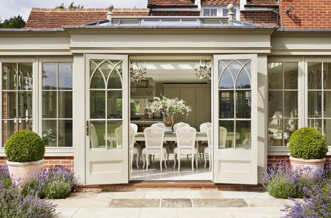 Finishing touches for your garden room - Westbury Garden Rooms Orangery Interior, Timber Joinery, Orangery Extension, Westbury Gardens, Garden Room Extensions, Timber Kitchen, Timber Roof, Joinery Design, Roof Extension