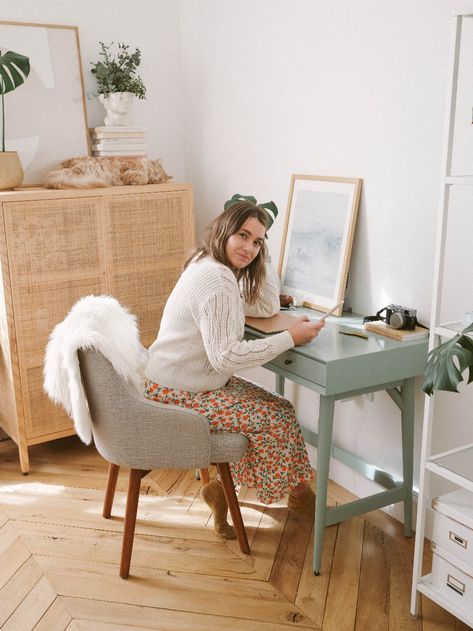 How I've Found A Routine In This New Normal. - KATE LA VIE by Kate Spiers Kate Spiers, My Workspace, New Normal, Spare Room, I Feel Good, Way Of Life, Go On, Working From Home, Standing Desk