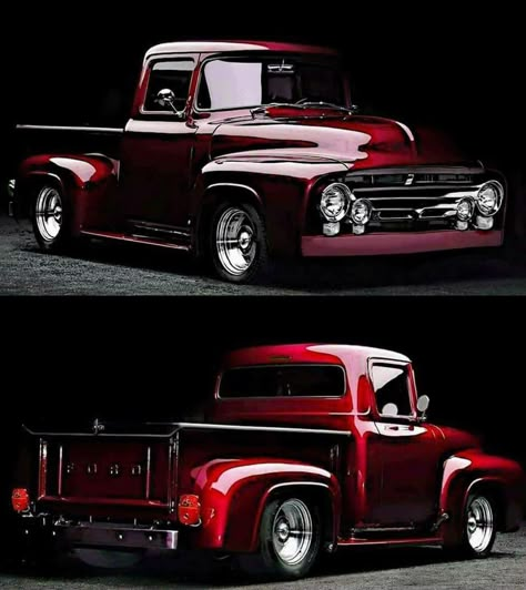 Hot Rod Autos, Mobil Off Road, Old Ford Trucks, Old Pickup Trucks, Classic Pickup Trucks, Ford Pickup Trucks, Ford Classic Cars, Hot Rods Cars, Ford Truck