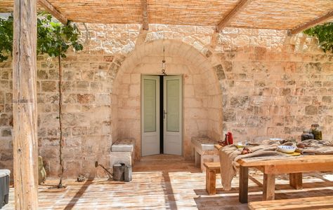 Dry Stone, Puglia, Fireplace, Villa, Patio, Gym, Exterior, Italy, Architecture