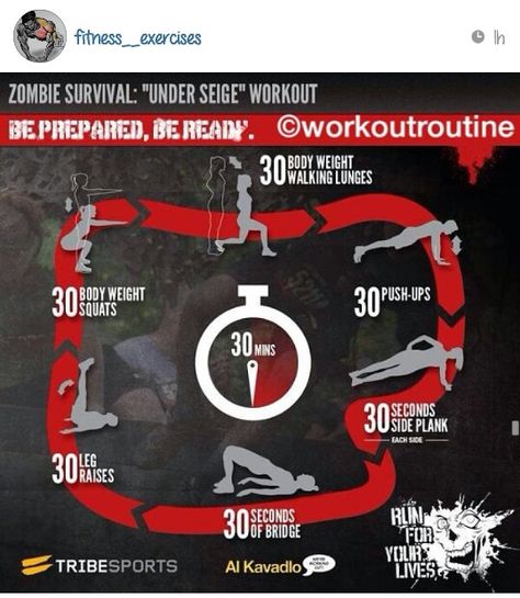 Zombie survival under seige workout Weekend Workout, Calisthenics Workout, Cardio Training, Zombie Survival, I Work Out, Calisthenics, Tone It Up, Get In Shape, Stay Fit