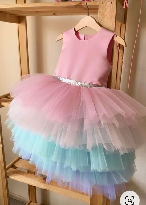 Girls Dresses Diy, Baby Dress Design, Baby Dress Patterns, Girl Dress Patterns, Birthday Girl Dress