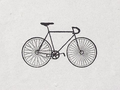 Simple Bicycle Tattoo, Bycicle Tatoos, Bycicle Drawings, Bike Tattoo Ideas, Cycle Tattoo, Cycling Tattoo, Bike Tattoo, Cycling Inspiration, Bicycle Tattoo