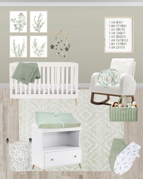 Comment SHOP below to receive a DM with the link to shop this post on my LTK ⬇ https://liketk.it/4J0wv Green gender-neutral nursery design idea! #ltkbaby #ltkhome #ltkbump Neutral Green Nursery, Sage Green Nursery Ideas, Green Nursery Ideas, Green Nursery Girl, Changing Table With Drawers, Green Nursery Decor, Sage Green Nursery, Gender Neutral Nursery Design, Nursery Design Neutral