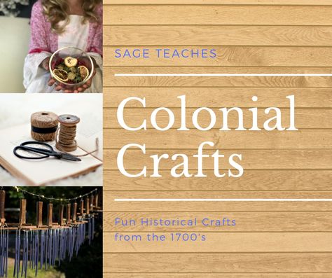 Colonial Crafts - This Family Blog Colonial Christmas Activities, Colonial America Bulletin Boards, Colonial Christmas Crafts For Kids, Colonial Art Projects For Kids, Colonial Days Activities For Kids, Colonial Times Activities, Pioneer Day Crafts, Colonial America Activities, Colonial America Projects