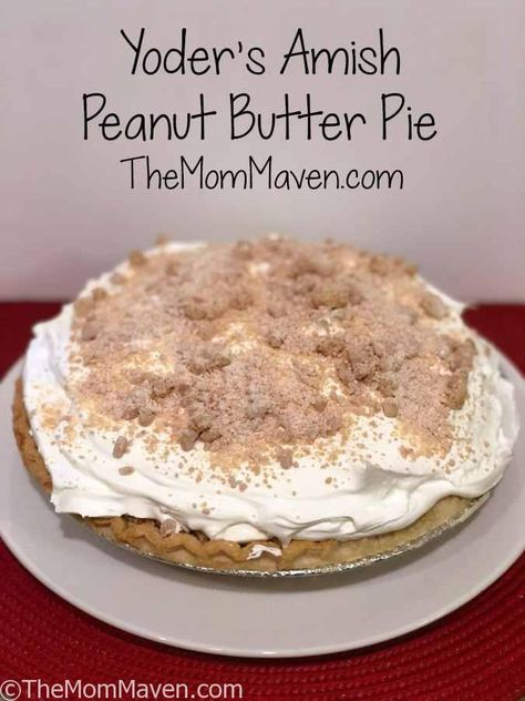 Baked Peanut Butter Pie, Amish Peanut Butter Pie Recipe, Amish Peanut Butter Pie, Amish Pie, Amish Peanut Butter, Peanut Butter Pie Recipe, Butter Pie Recipe, Peanut Butter Cream Pie, Amish Food