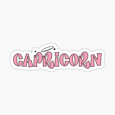 Capricorn Sticker, Cheer Box, Resin Stickers, Beach Mats, Zodiac Stickers, Capricorn Aesthetic, Capricorn Life, Sticker Design Inspiration, Capricorn Quotes