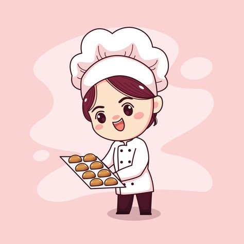 Download the Cute and kawaii female baker cartoon manga chibi vector character 5085996 royalty-free Vector from Vecteezy for your project and explore over a million other vectors, icons and clipart graphics! Baker Cartoon, Finger Cartoon, Diy Bag Painting, Japanese Food Illustration, Cartoon Chef, Splash Images, Vector Character Design, Female Chef, Flower Drawing Design