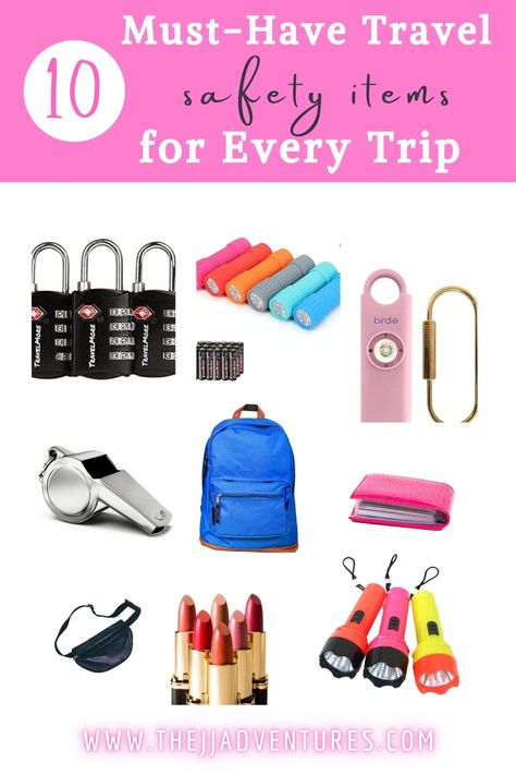 Safety Gadgets, Travel Safety Tips, Safety Products, Travel Must Haves, Travel Safety, Portugal Travel, Solo Female Travel, Travel Items, The Hard Way