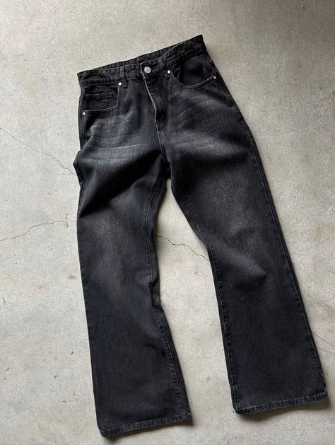 Grunge Jeans, Black Pants Men, Y2k Pants, Future Clothes, Mens Outfit Inspiration, Streetwear Men Outfits, Streetwear Outfits, Dream Clothes, Piece Of Clothing