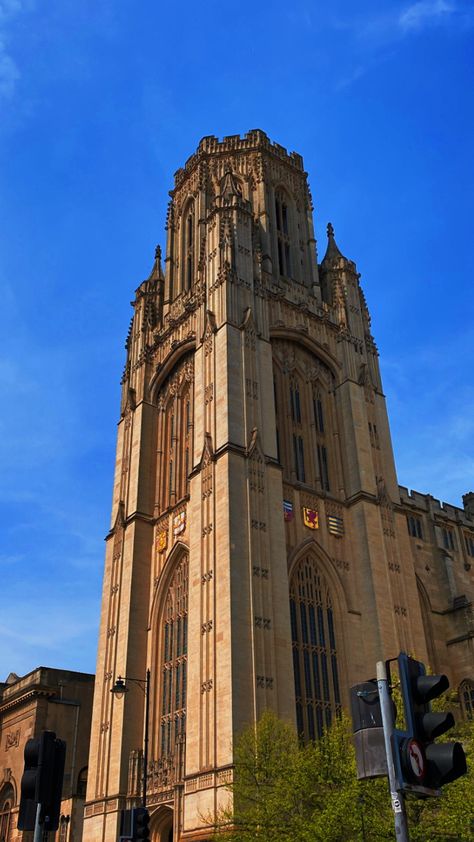 Bristol University Aesthetic, Romanticising College, Bristol Aesthetic, Bristol Architecture, Travel Snap, University Inspiration, University Of Bristol, Uni Student, Bristol University