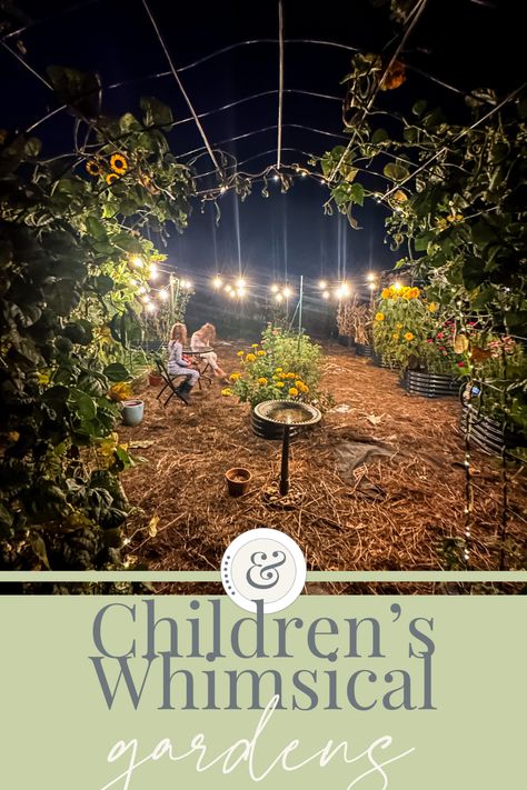 In this post, I’m sharing how we built a whimsical garden experience for the children. This post is full of the many ways that we created our whimsical gardens based off of our favorite literature books.  If you’re looking for fun ways to get your kids interested in gardening, look no further!  By designing these whimsical gardens for the kids, we’ve created something that they look forward to spending many hours in. Children’s Garden Idea, Garden For Toddlers, Children’s Garden, Secret Garden Aesthetic, Whimsy Garden, Victory Gardens, Garden School, Growing Organic Vegetables, Community Gardens