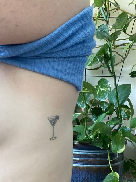 Tiny Alcohol Tattoos, Margarita Tattoo Design, Martini Olive Tattoo, Margarita Tattoo Drinks, Alcoholic Tattoo Ideas, Margarita Glass Tattoo, Alcohol Tattoo Ideas, Alcohol Tattoo, Martini Glass Tattoo