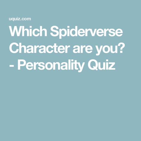 Which Spiderverse Character are you? - Personality Quiz Pavitr Prabhakar, Lana Del Rey Lyrics, Nct Dream Members, House Md, South Park Characters, Transformers Characters, Presentation Skills, Online Quiz, Generate Leads