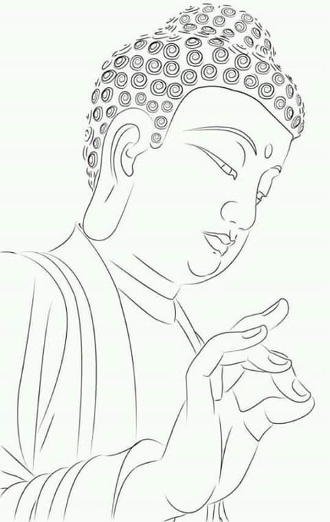 Buddha Buddha Pictures, Baba Saheb, African Drawings, Temple Painting, Buddha Drawing, Buddha Tattoo Design, Buddhist Art Drawing, Buddha Art Drawing, Painting Flowers Tutorial