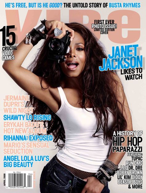 Janet Jackson | April 2008 Jackson And April, Jo Jackson, Jermaine Dupri, Vibe Magazine, Sensual Seduction, Busta Rhymes, Lil Kim, Erykah Badu, Jackson Family