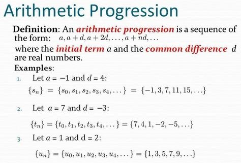 Maths Classroom, Math Rules, Arithmetic Progression, Math Formula Chart, Formula Chart, Mathematics Worksheets, Learning Mathematics, Gcse Math, Math About Me