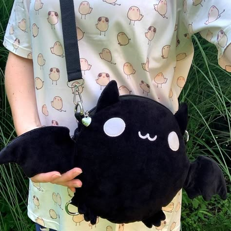 Bat Bag, Plush Bags, Cute Plushies, Stuff I Need, Mini Crossbody Bag, Mini Purse, Cute Plush, Kawaii Clothes, Mini Crossbody