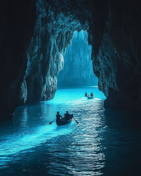 Blue Grotto Capri, Island Of Capri, Blue Grotto, Capri Island, Travel Wishes, Travel Inspiration Destinations, Capri Italy, Italy Trip, The Coast