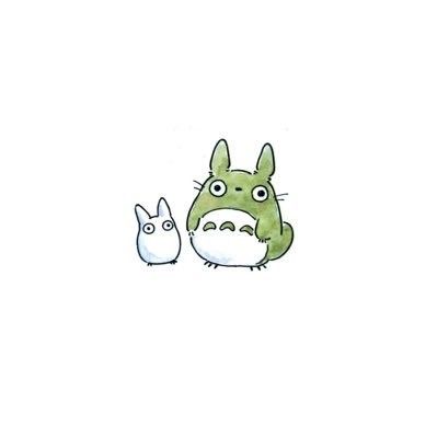 Kawaii Green Icons, Ios Widget Icons, Totoro Doodle, Totoro Icons, Mini Totoro, Ghibli Tattoo, Widget Icons, Cute Easy Doodles, Ghibli Artwork