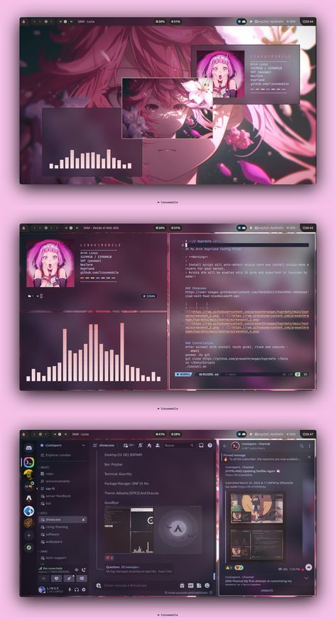 Obsidian App Aesthetic, Linux Setup, Linux Aesthetic, Linux Rice, Neon Apartment, Ppt Aesthetic, Linux Laptop, Dashboard Design Template, Coding Projects