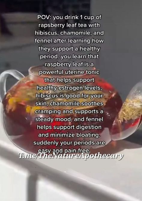 Teas For Follicular Phase, Tea Cycling, Herbal Remedies Recipes, Feminine Health, Herbal Healing, Herbs For Health, Health Knowledge, Natural Health Remedies, Health And Beauty Tips