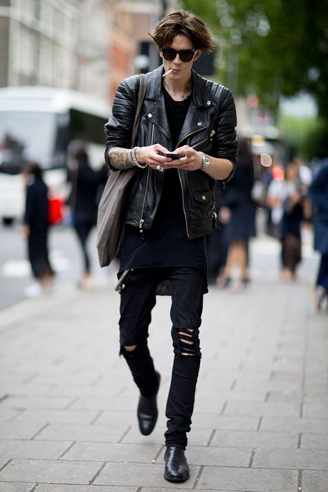 Jack Rose, Street Style 2016, Fall Fashion 2016, Badass Style, Men Fashion Casual Outfits, Streetwear Men Outfits, Alternative Outfits, Mens Spring, Dark Fashion