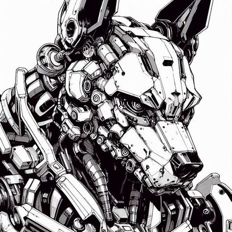 Robot Wolf, Art Notes, Robot Animal, Robotics Engineering, Marvel Superheroes Art, Art References, Marvel Superheroes, Animal Design, Tron