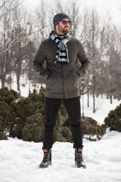 2024 Guide to winter closet items for men 15 ideas Winter Outfits Snow, Trendy Winter Fashion, Winter Outfits For School, Winter Schnee, Winter Outfits Cold, Outfits Hombre, Snow Outfit, Mens Winter Boots, Mens Winter