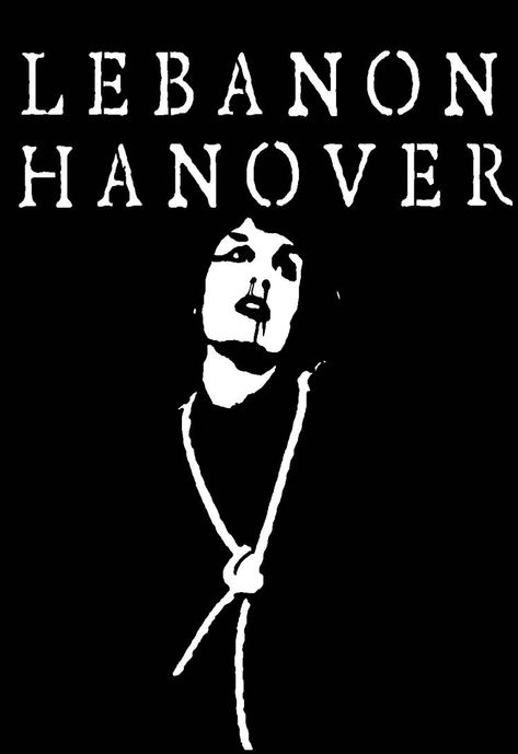 Lebanon Hanover Patch, Goth Patch Stencils, Clan Of Xymox Poster, Lebanon Hanover Poster, Black And White Band Posters, Goth Stencil, Goth Posters, Lebanon Hanover, Addams Family Musical