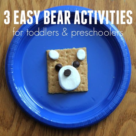 Bear Activities Preschool, Bear Theme Preschool, Three Bears Activities, Hibernation Preschool, Bear Activities, Bears Preschool, Preschool Cooking, Teddy Bear Day, Traditional Tales