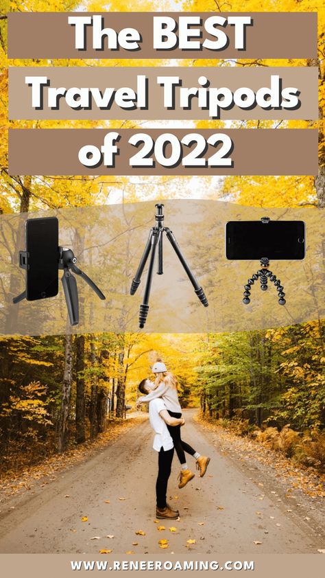 These are the BEST lightweight travel tripods for both phone and camera! Including budget-friendly and professional options. These tripods will help you take your travel selfies to the next level! via @reneeroaming Travel Selfies, Pch Road Trip, Beach Place, Unique Vacations, Solo Photo, Phone Tripod, Travel Camera, Phone Photography, Best Camera