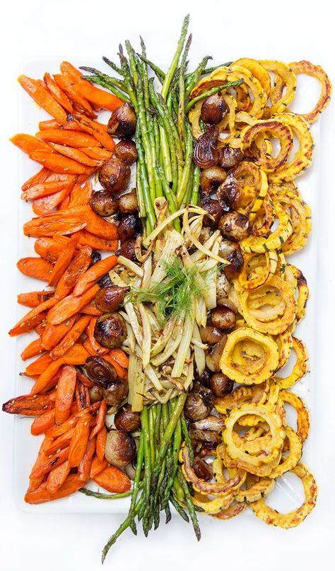 Vegetable Antipasto, Roasted Vegetable Platter, Vegan Grill, Vegetable Platter, Antipasto Platter, Roasted Vegetable Recipes, Roasted Vegetable, God Mat, Grilled Vegetables