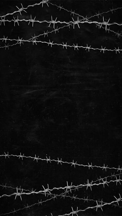 Razor Wires IPhone Wallpaper HD - IPhone Wallpapers : iPhone Wallpapers Black Goth Background, Metal Aesthetic Wallpaper, Razor Wire Drawing, Horror Pattern, Black And Chrome Background, Horror Background, Barbed Wire Aesthetic Dark, Black Technology Background, Barbed Wire Transparent