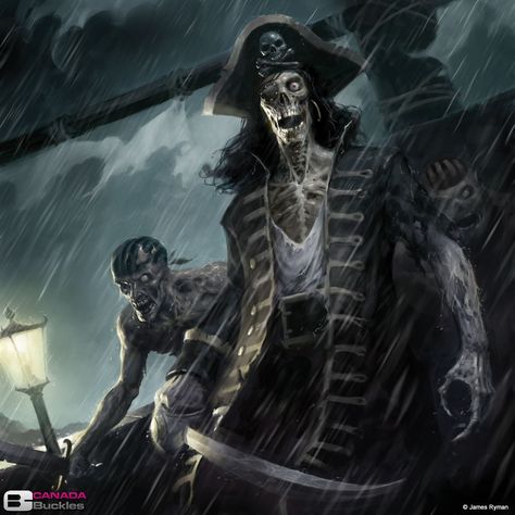 Zombies/skeletons, undead pirates. monster art. Undead Pirate, Pirate Crew, Pirate Skeleton, Pirate Island, Zombie Art, Sea Of Thieves, Pirate Art, Pirate Adventure, 다크 판타지